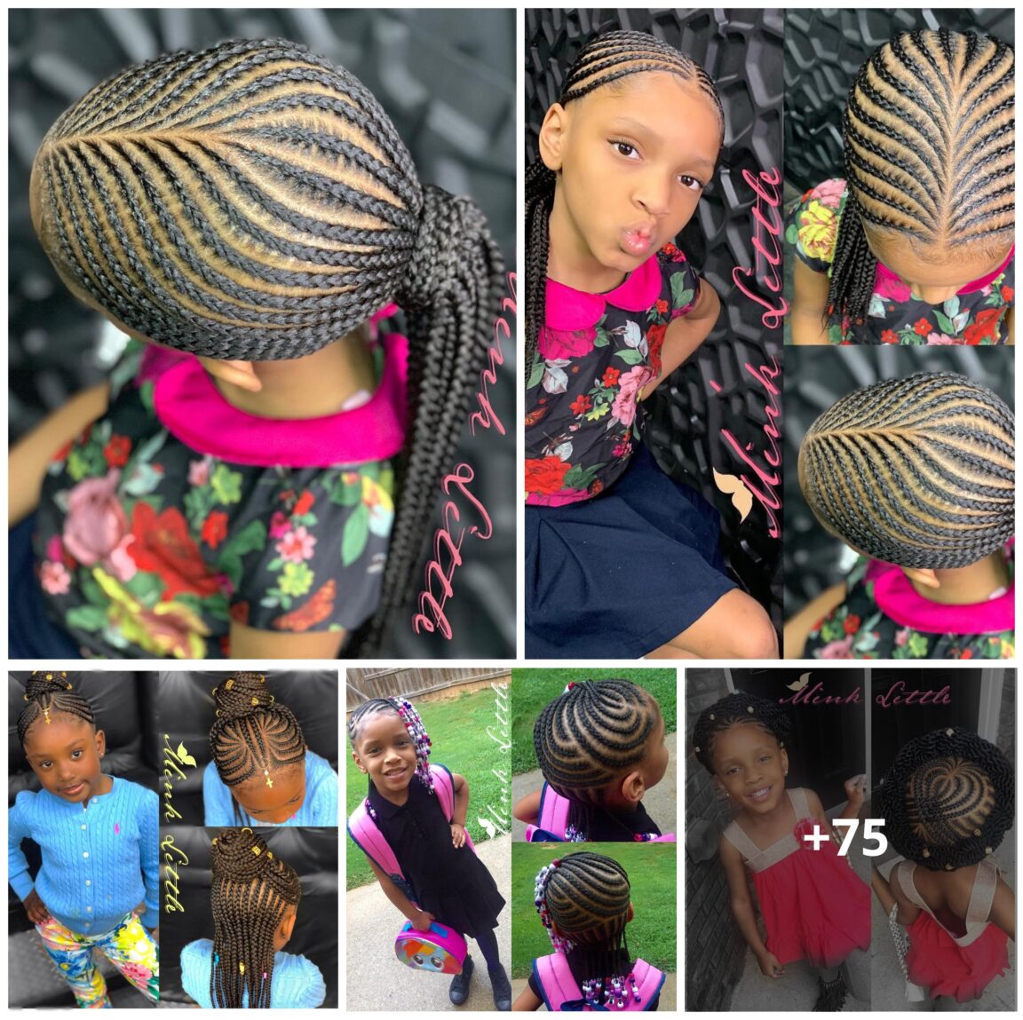 Create Cute Styles With Cornrow Braids – Braids Hairstyles for Kids