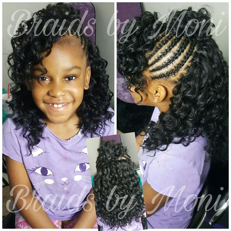 Great Cornrows On Curly Hair For Kids Braids Hairstyles For