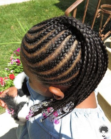 Braided Bun Hairstyles For Black Girls – Braids Hairstyles for Kids