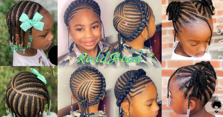 Stylish And Trendy Cornrows For Short Hair – Braids Hairstyles for Kids