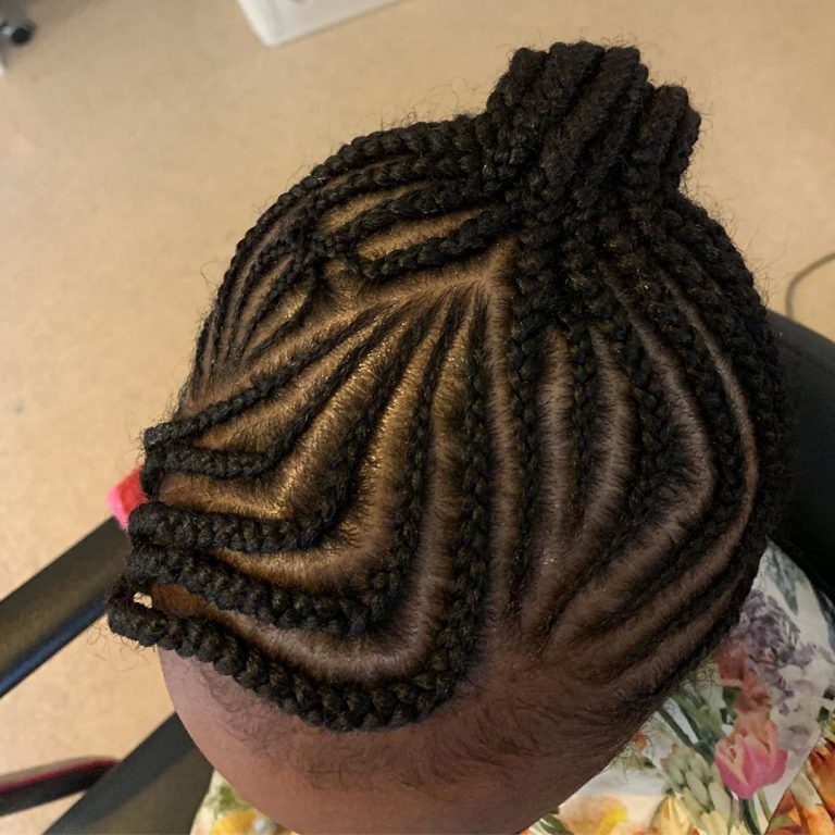 Simple Natural Hair Cornrow: Great Hairstyle For Short Hair Lovers