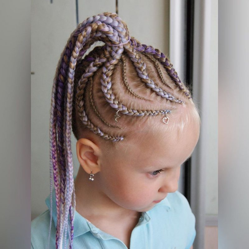 50 Simple And Beautiful Hairstyle Braids For Children - Braids