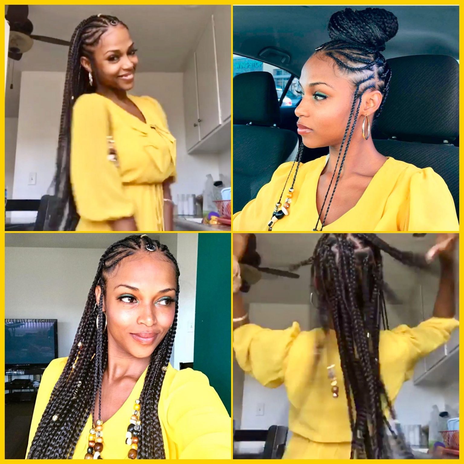 50 Aesthetic Braided Hairstyles – African Braided Hair For Ladies 2020 ...