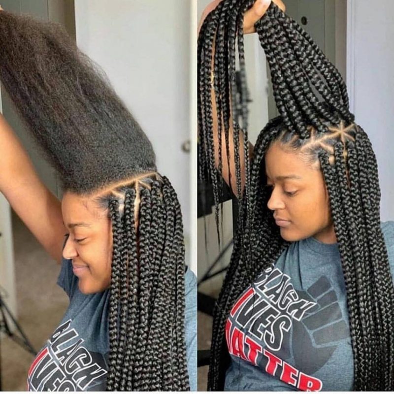 40 PHOTOS: Black Girl Braids Hairstyles – Styling of Braided Hair ...