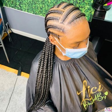 Trendy Ghana Weaving Braids For Divas In 2021: Beautiful Ladies Rock ...