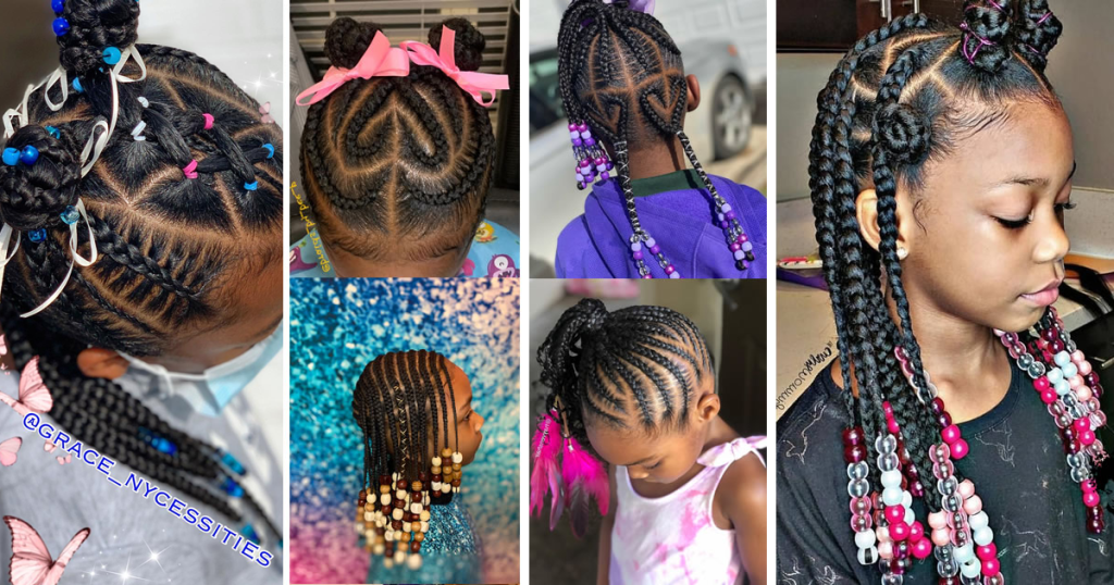 Trend 88 photos of Hair Braiding Models – 2024 Little Girl Braided ...