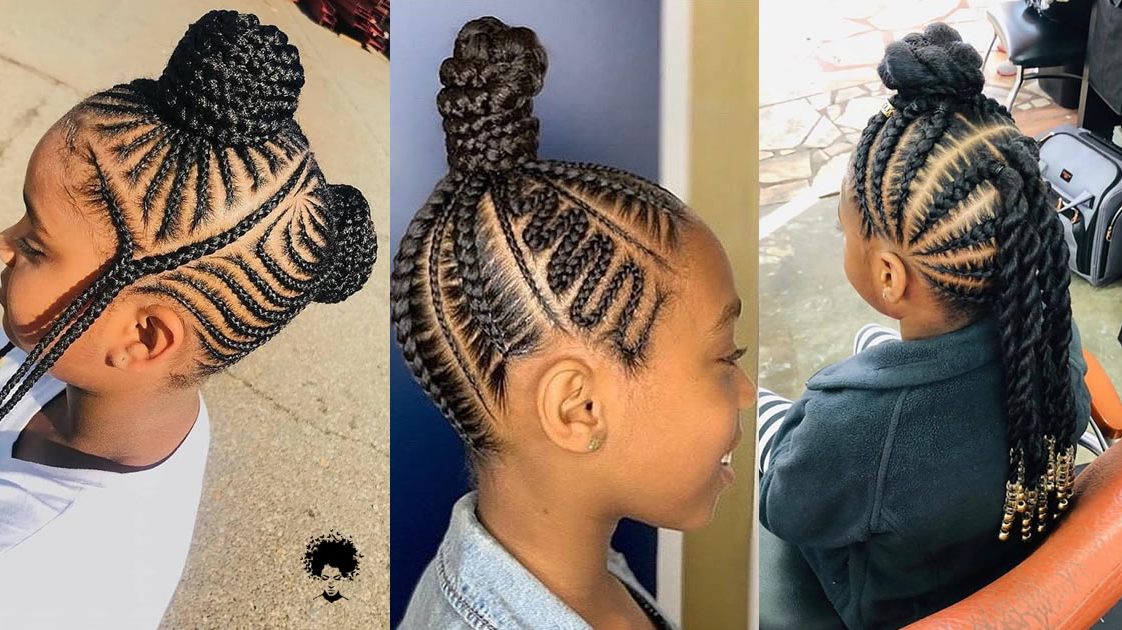 Cute Summer Hairstyle For Natural Hair - Braids Hairstyles for Kids