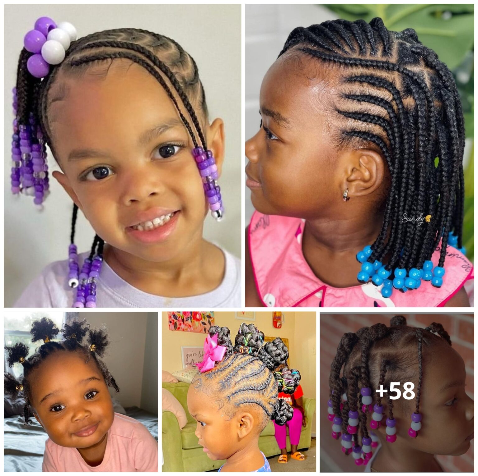 58 Different Ways to Use African Braids for Cool Kids – Braids ...