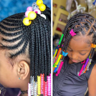 58 Different Ways to Use African Braids for Cool Kids – Braids ...