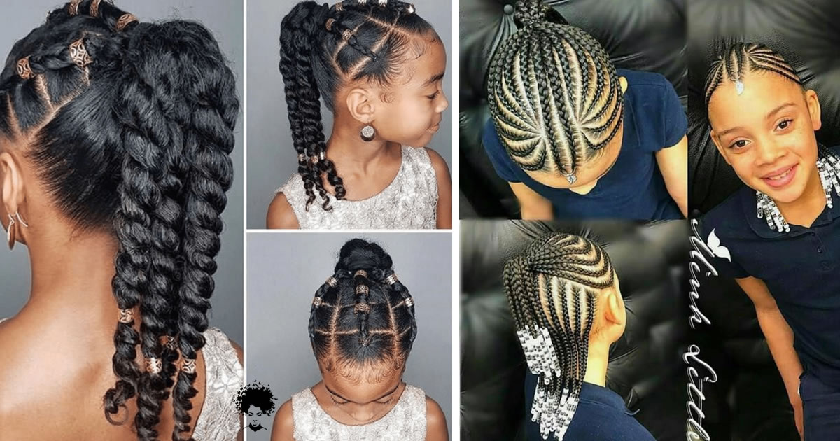 59 Cute Natural Hairstyles For Kids