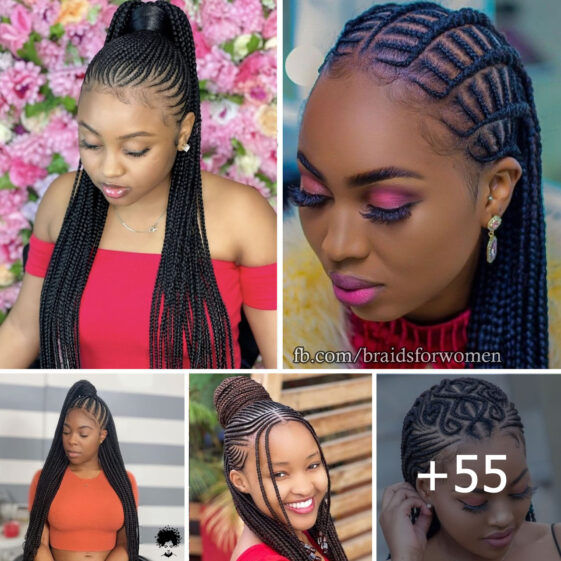 55+ Ghana Weaving Hairstyles for Women – Get Inspired Today! – Braids ...