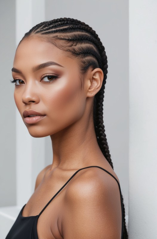 57 Simple Cornrow Ideas For Women