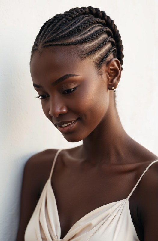 57 Simple Cornrow Ideas For Women