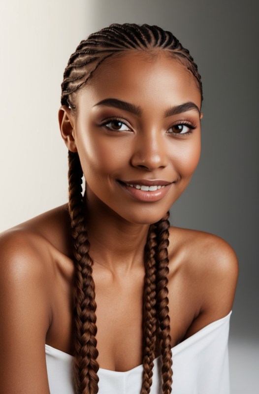 57 Simple Cornrow Ideas For Women