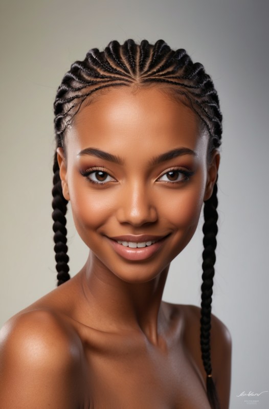 57 Simple Cornrow Ideas For Women