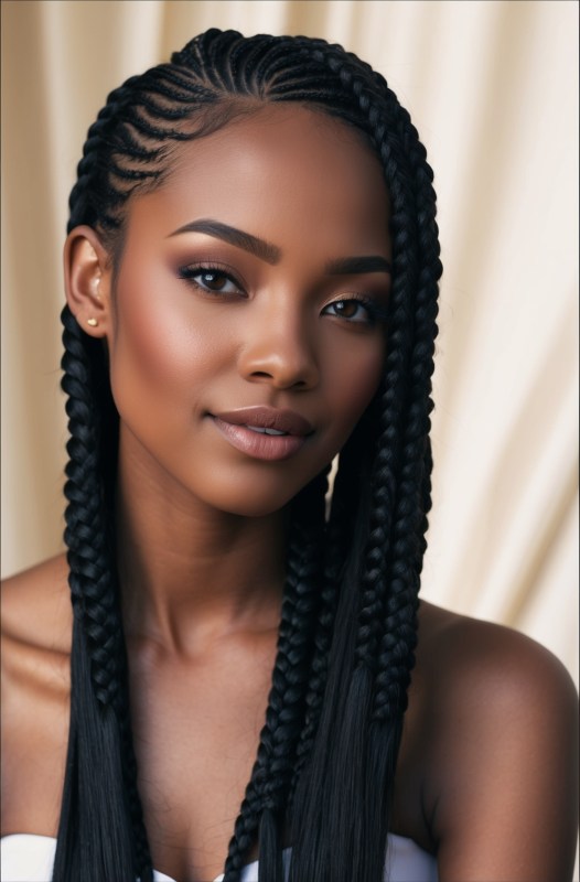 57 Simple Cornrow Ideas For Women