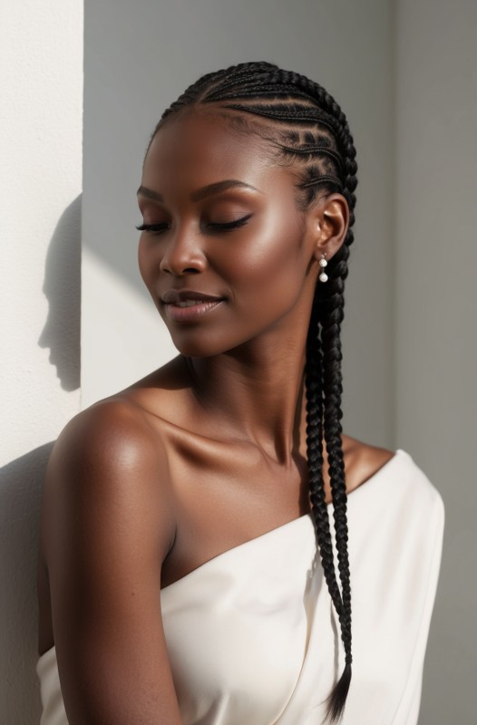 57 Simple Cornrow Ideas For Women