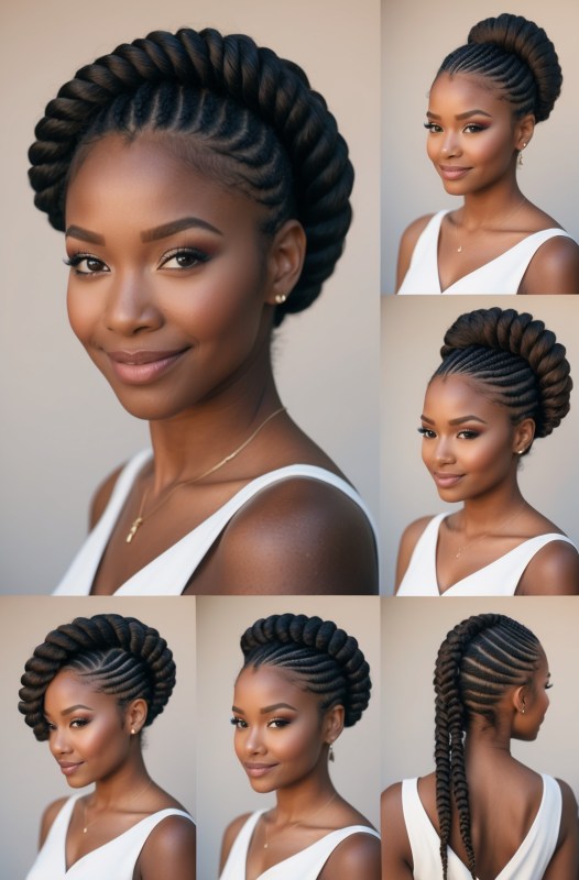 57 Simple Cornrow Ideas For Women