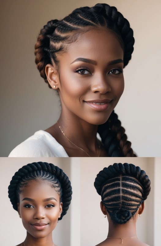 57 Simple Cornrow Ideas For Women