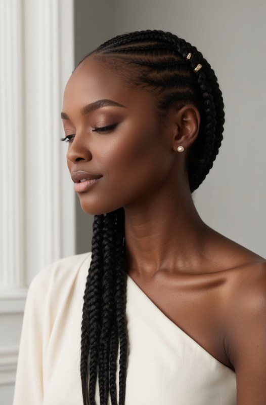 57 Simple Cornrow Ideas For Women