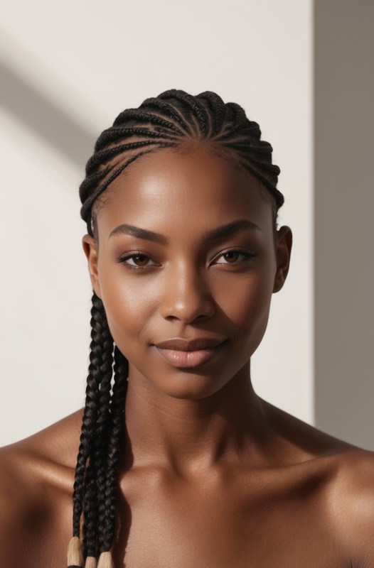 57 Simple Cornrow Ideas For Women