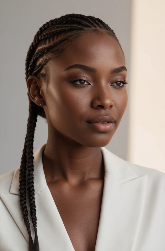 57 Simple Cornrow Ideas For Women