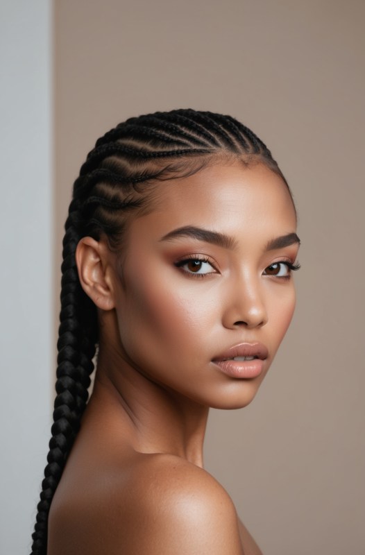 57 Simple Cornrow Ideas For Women