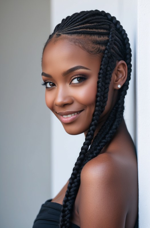 57 Simple Cornrow Ideas For Women