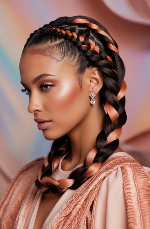 70 Latest Braids Hairstyles For Young Girls