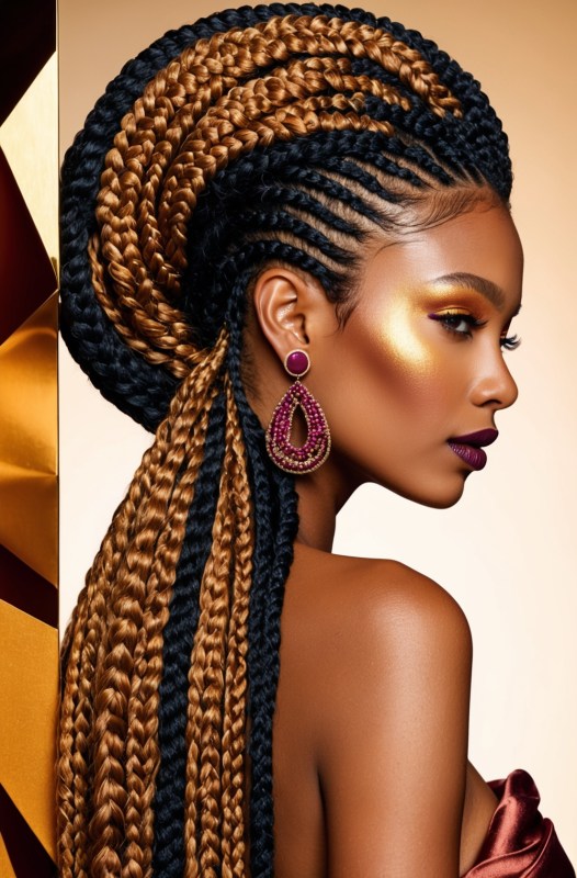 70 Latest Braids Hairstyles For Young Girls