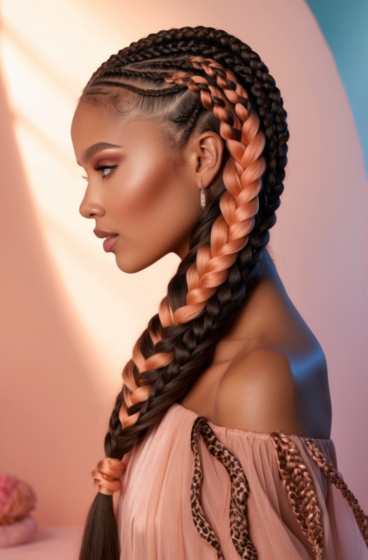 70 Latest Braids Hairstyles For Young Girls