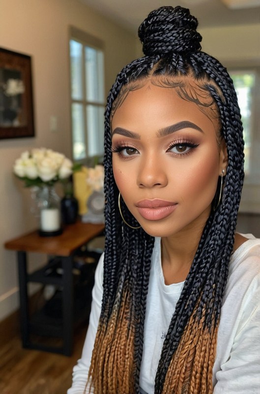 70 Latest Braids Hairstyles For Young Girls