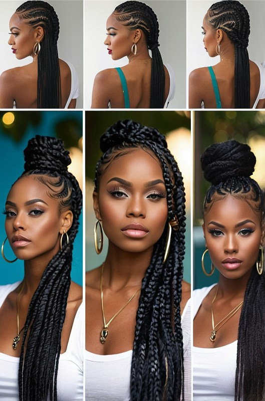 70 Latest Braids Hairstyles For Young Girls