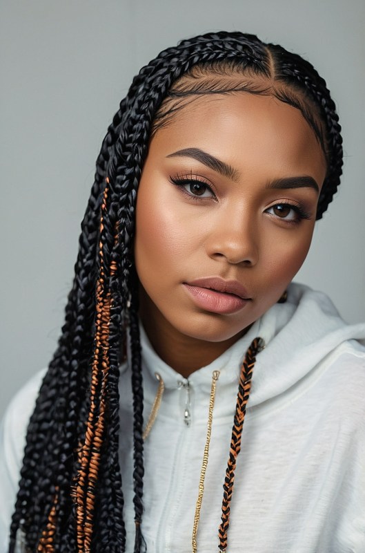 70 Latest Braids Hairstyles For Young Girls