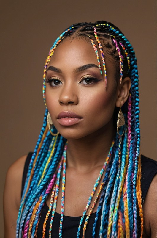 70 Latest Braids Hairstyles For Young Girls