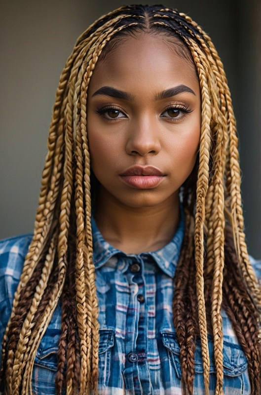 70 Latest Braids Hairstyles For Young Girls