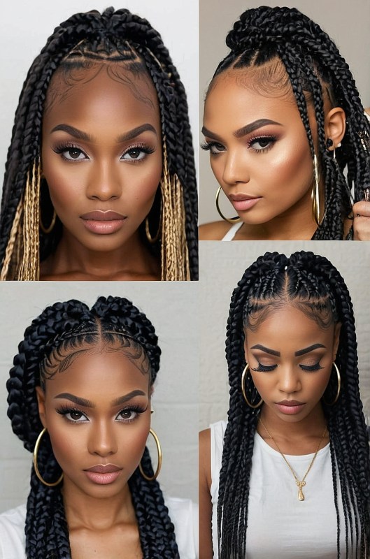 70 Latest Braids Hairstyles For Young Girls