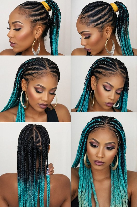 70 Latest Braids Hairstyles For Young Girls