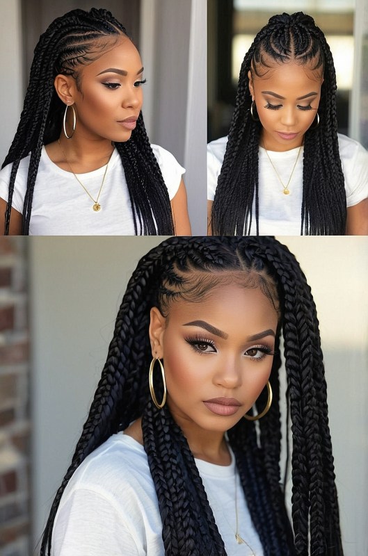 70 Latest Braids Hairstyles For Young Girls