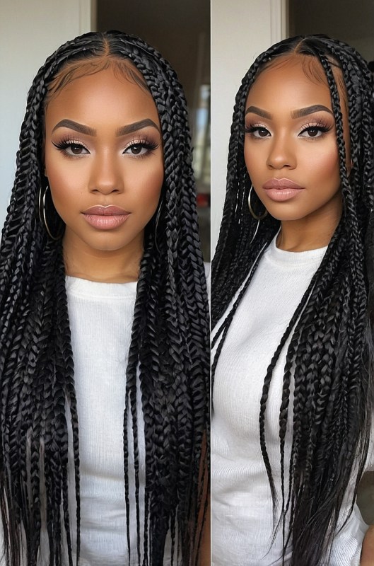 70 Latest Braids Hairstyles For Young Girls