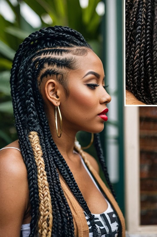 70 Latest Braids Hairstyles For Young Girls