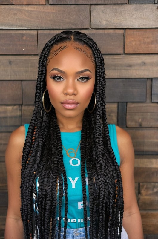 70 Latest Braids Hairstyles For Young Girls