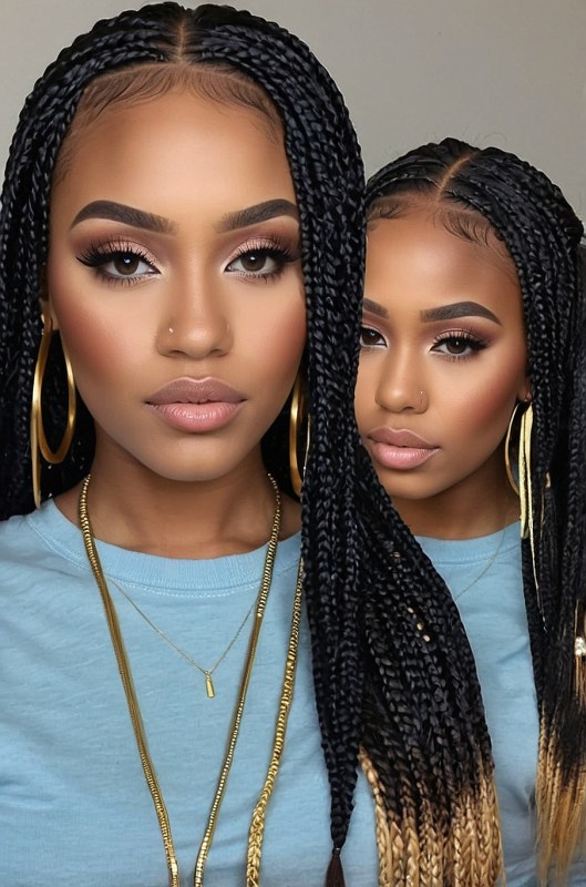 70 Latest Braids Hairstyles For Young Girls