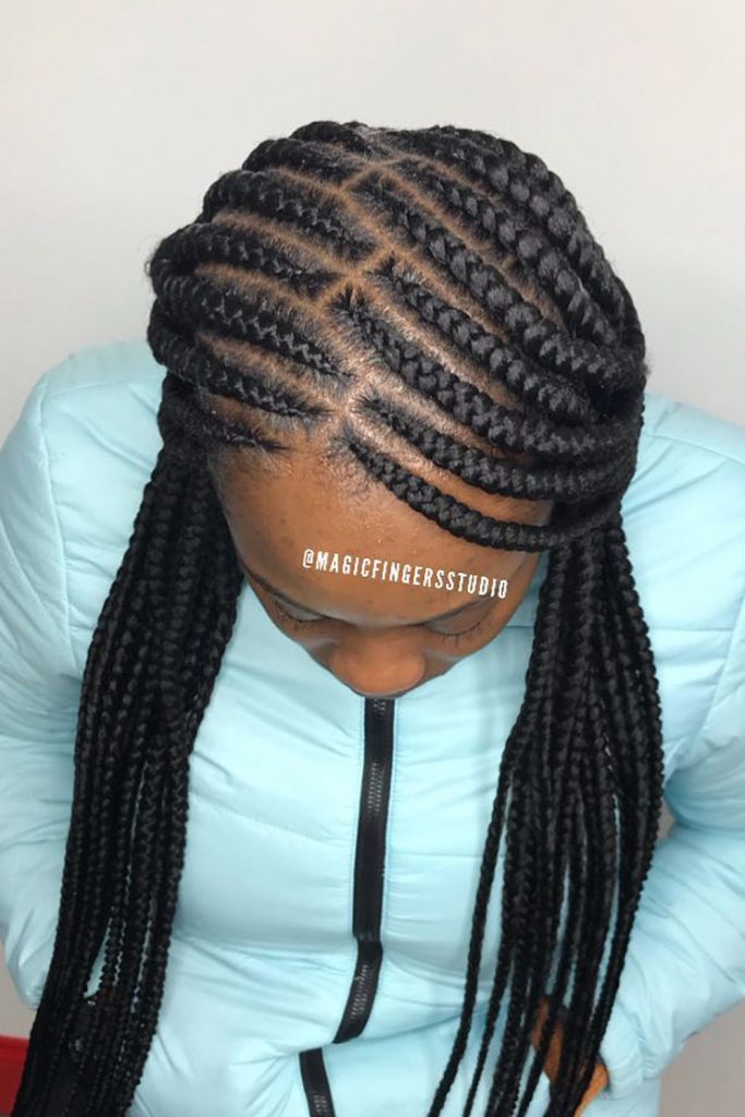 Zig-Zag Part Lemonade Braids