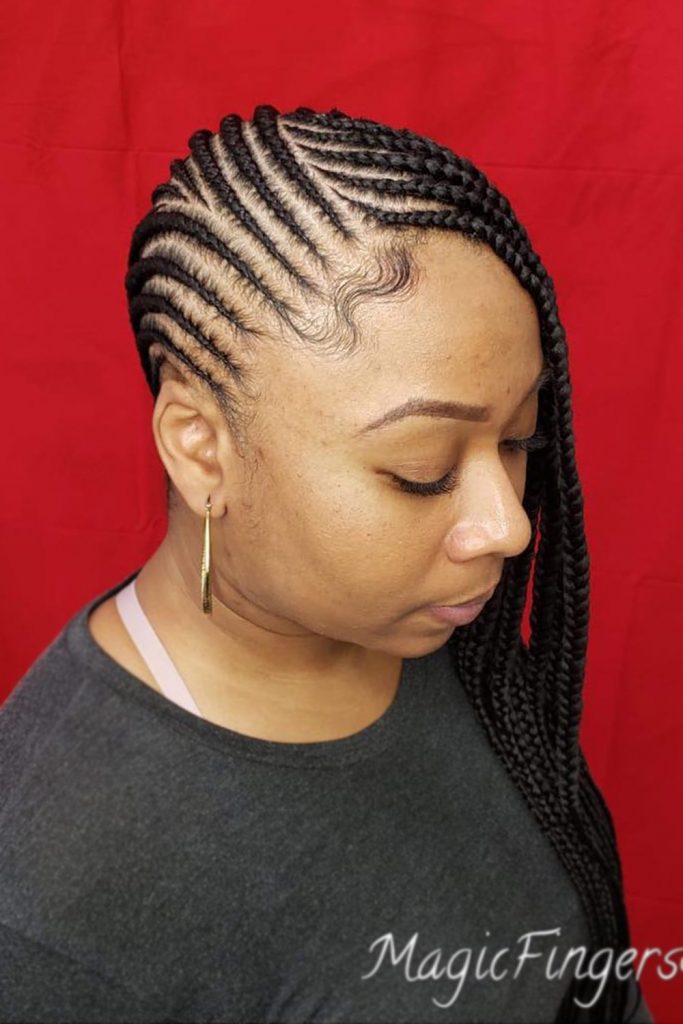 Long Lemonade Braids #braids #lemonadebraids