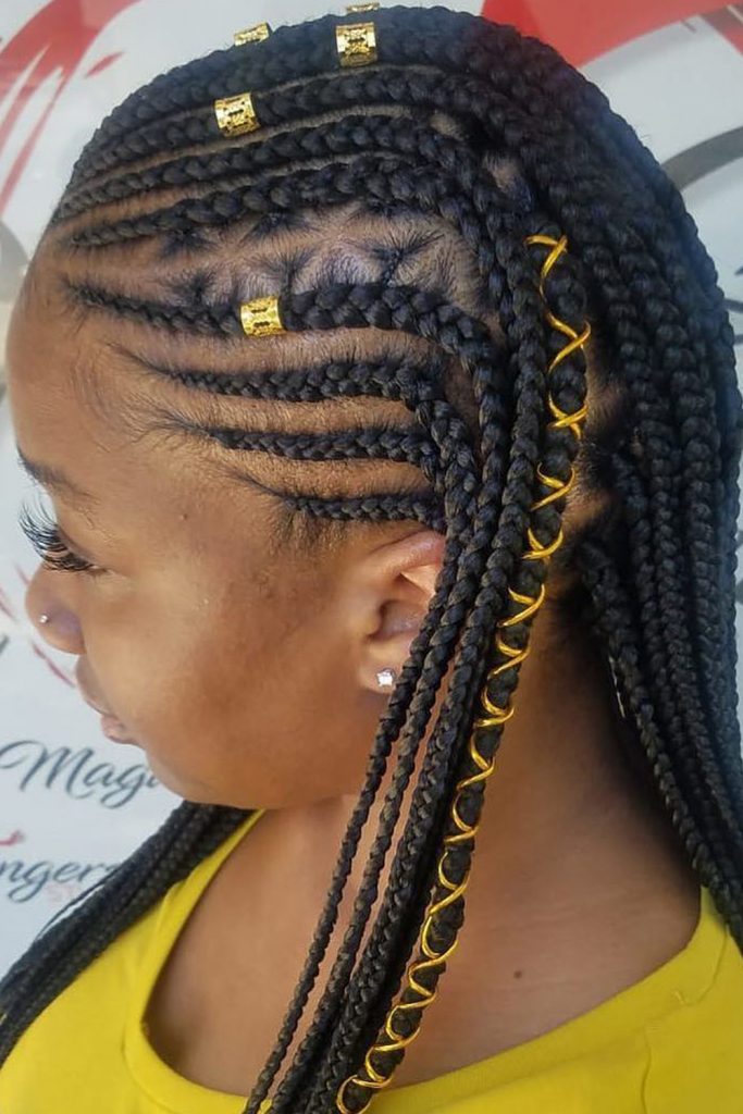 Lemonade Braids With Accessories